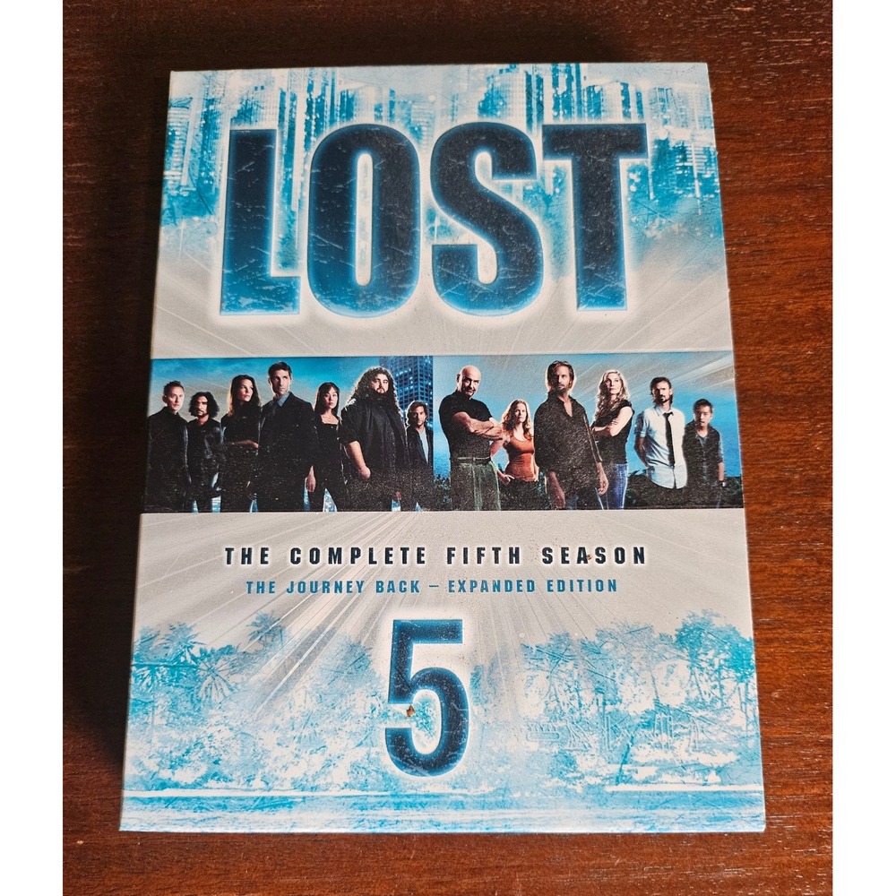 ABC Studios Lost The Complete Fifth Season DVD Blue White Expanded Edition Set
